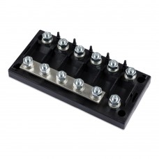 Victron Energy 6'lı Mega Sigorta Altlığı 250Amper, Six-way fuse holder for Mega-fuse with busbar (250A) - CIP050060000